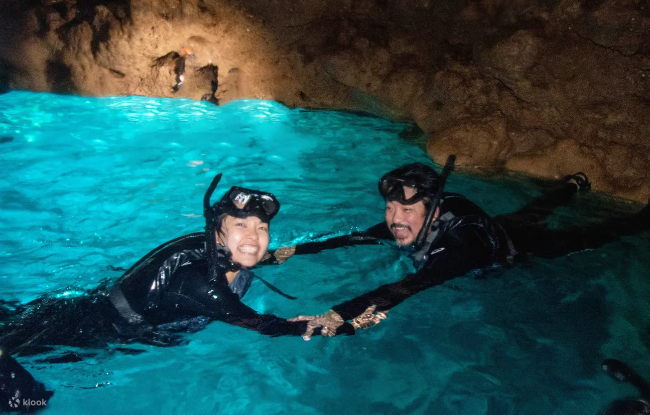 Experience the amazing blue cave
