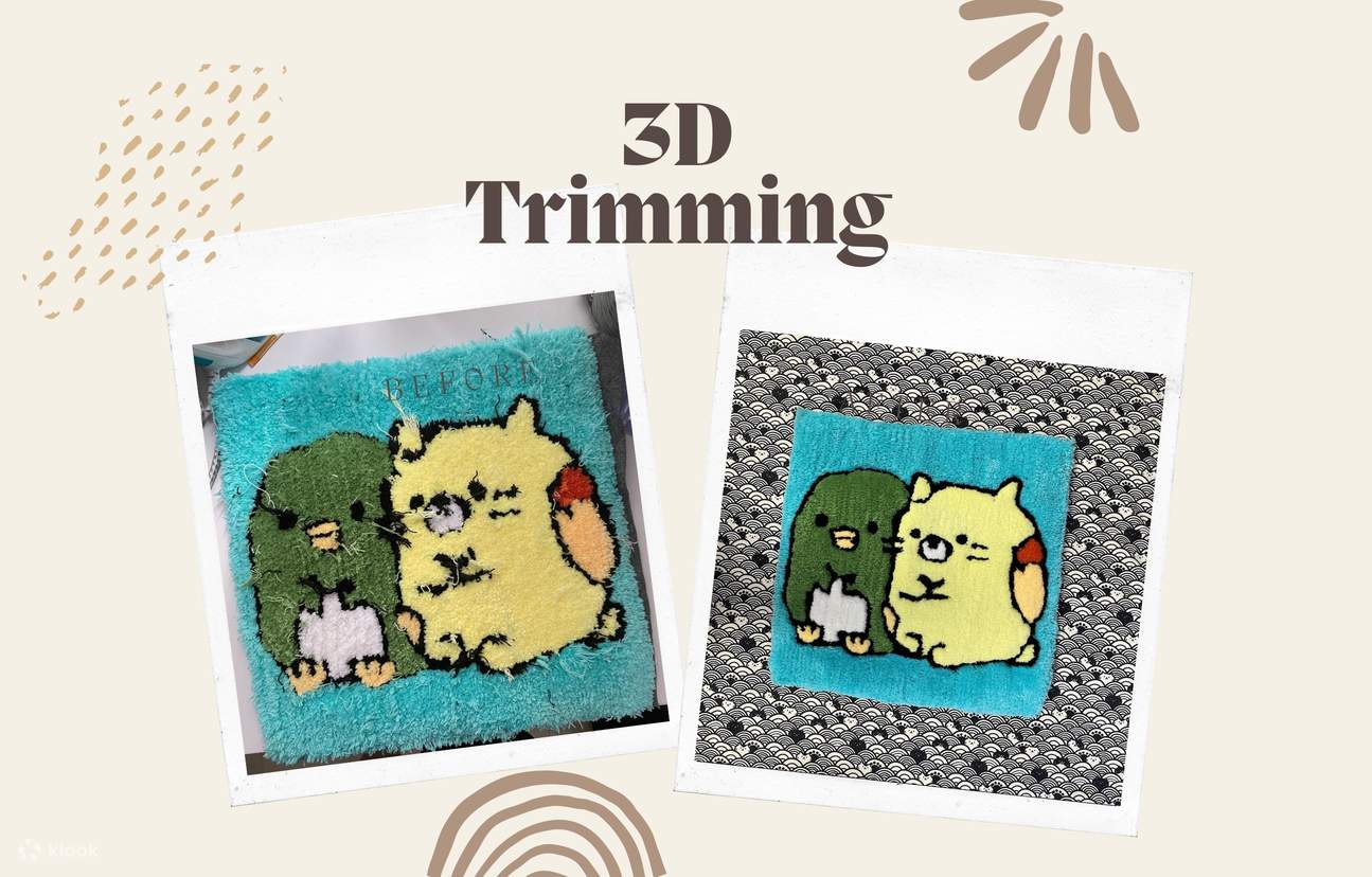 【Tuftinghk】DIY Tufting Fluffy Rug/Cushion Workshop | Kwun Tong