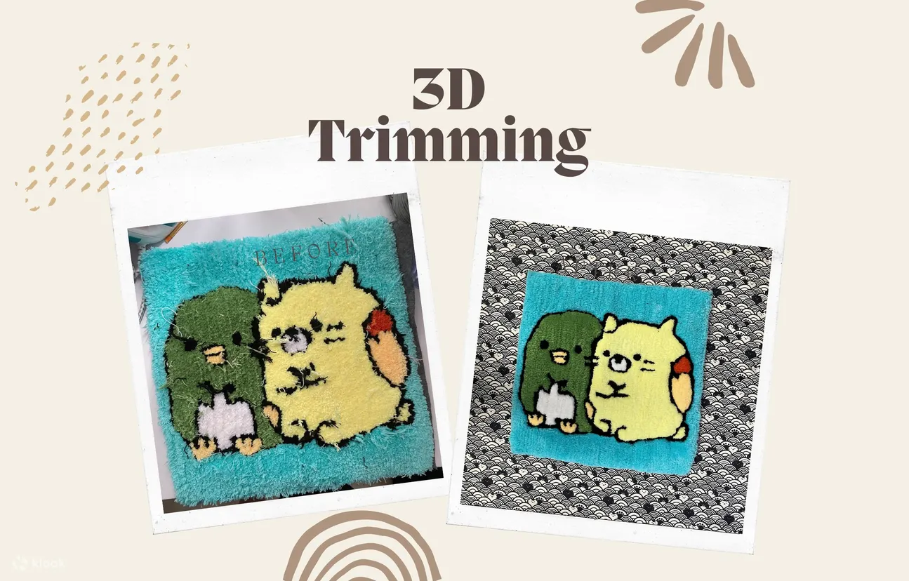 【Tuftinghk】DIY Tufting Fluffy Rug/Cushion Workshop | Kwun Tong