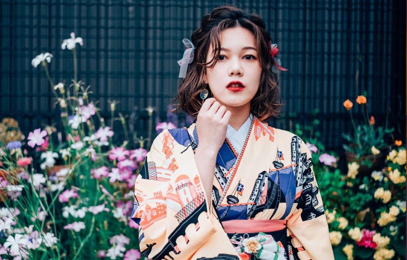 【Tokyo Kimono Experience】Sakura Kimono Oukakimono Kimono & Photography