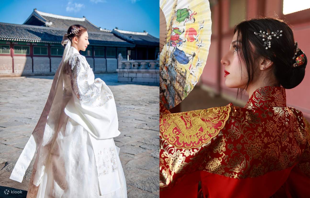 Mỹ nhân Việt đọ sắc trong trang phục Hanbok truyền thống Hàn Quốc