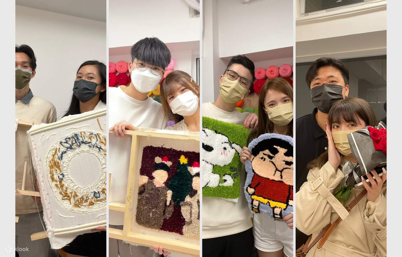 【Tuftinghk】DIY Tufting Fluffy Rug/Cushion Workshop | Kwun Tong