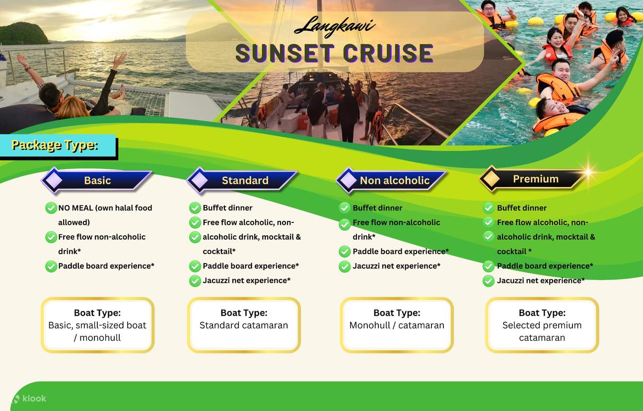 Experiencia de crucero con cena al atardecer en Langkawi