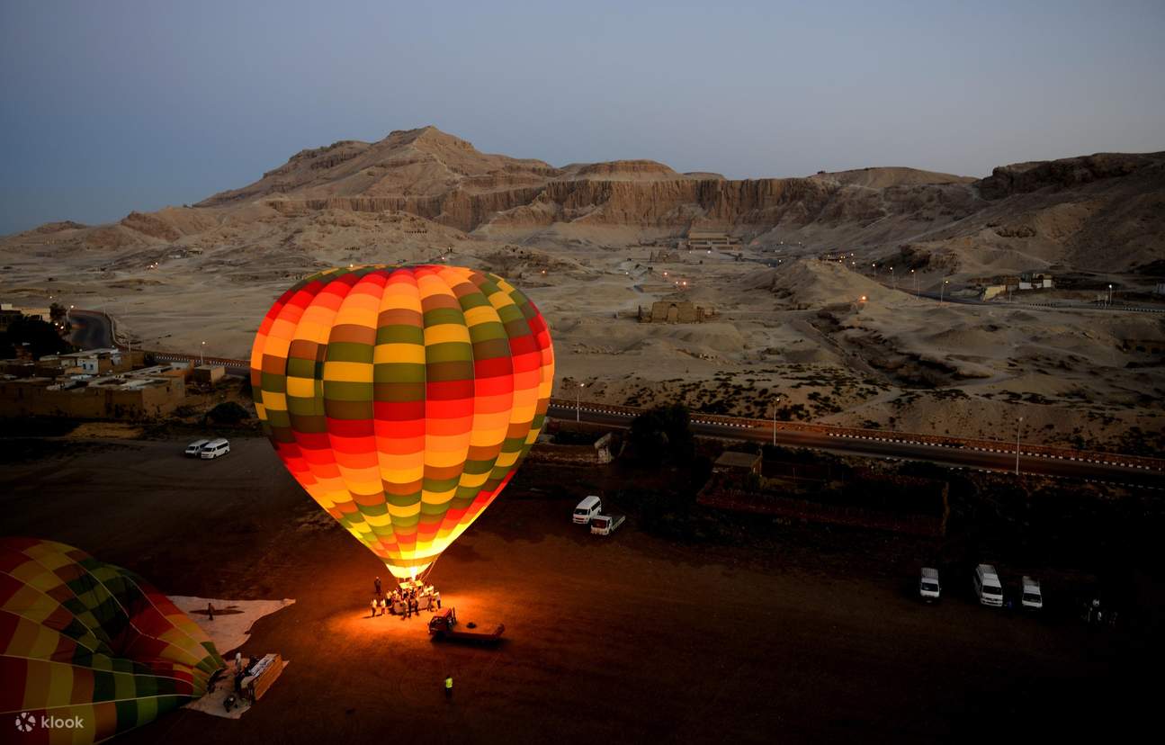 Vol en montgolfière au-dessus de Louxor