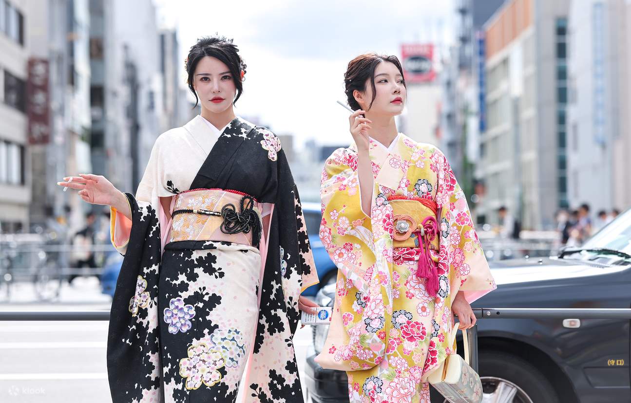 大阪・着物体験】桜着物桜かきもの 着付け＆写真撮影体験 | Klook