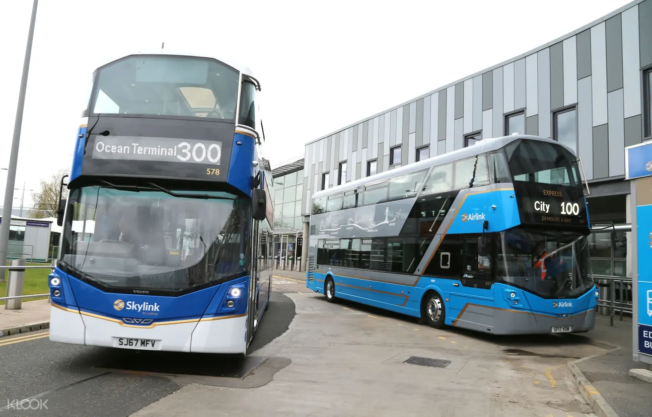 愛丁堡機場(EDI)至市區Airlink 100接駁巴士