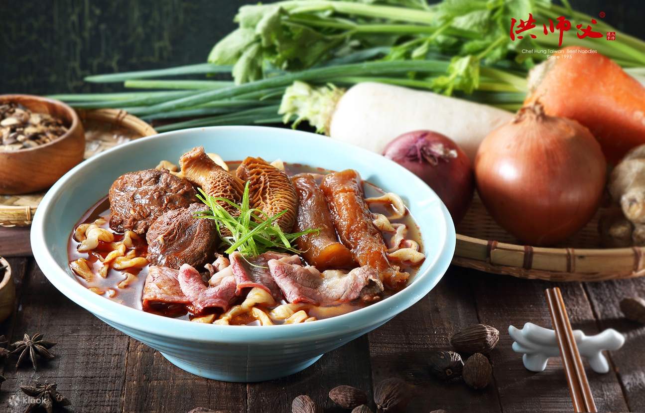 台北洪师父，台北台湾洪师父，洪师父牛肉面，洪师父四星报喜套餐，洪师父红曲番茄牛肉面套餐，洪师父酸白菜牛肉面套餐