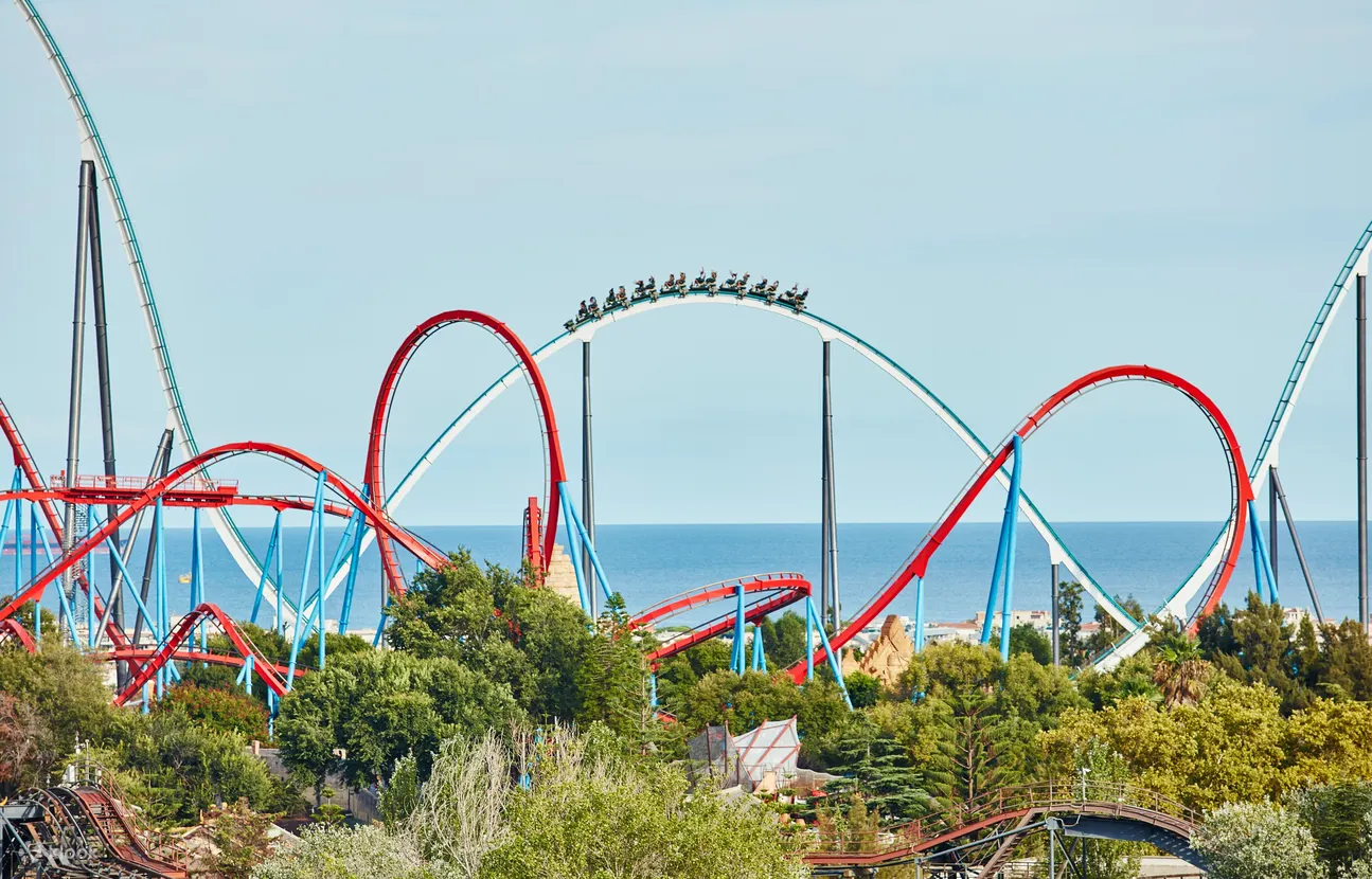roller coaster in portaventura park