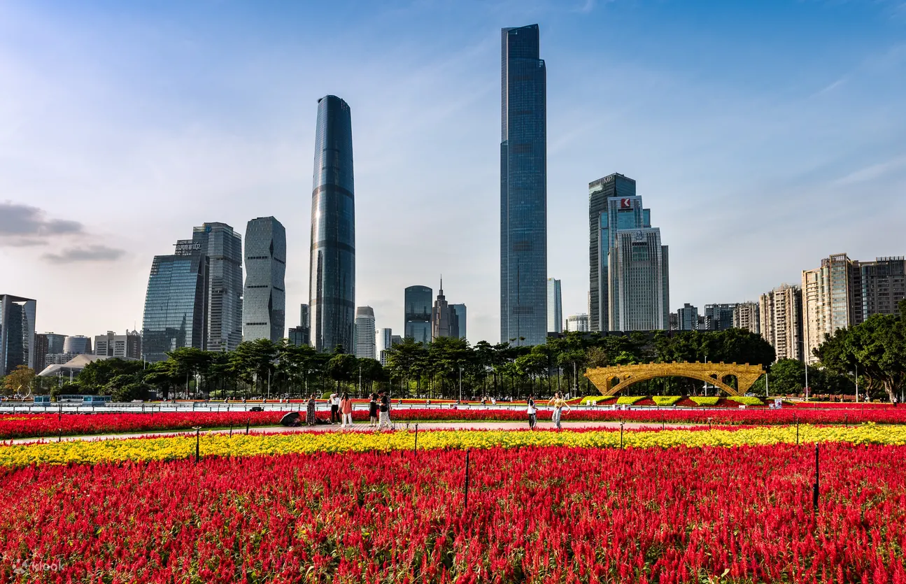 漫步花城广场，沉醉于艺术与自然的和谐共生