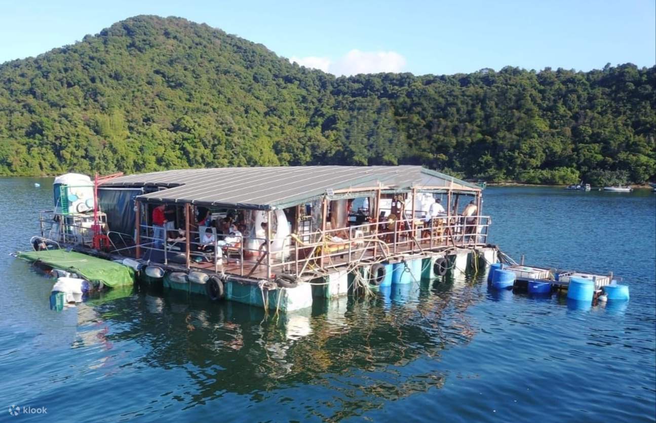 大埔马粪洲海岸地质公园之旅 + 海钓体验 & 享受海上游轮滑梯、游泳池、独木舟