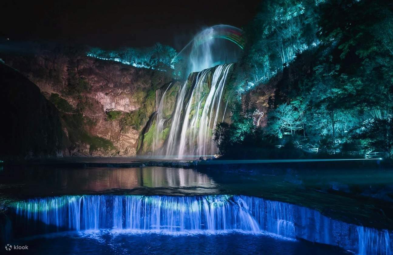 黃果樹瀑布夜遊