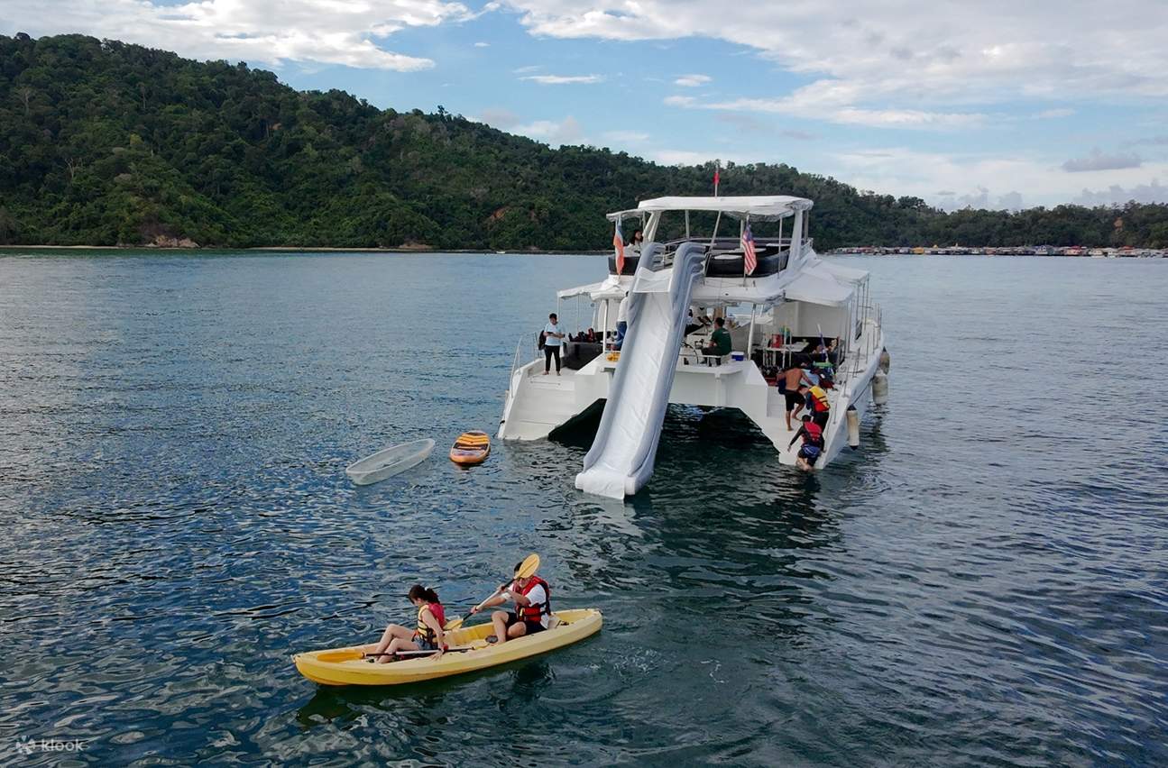 Party Boat Day Trip or Sunset Cruise in Kota Kinabalu, Sabah 