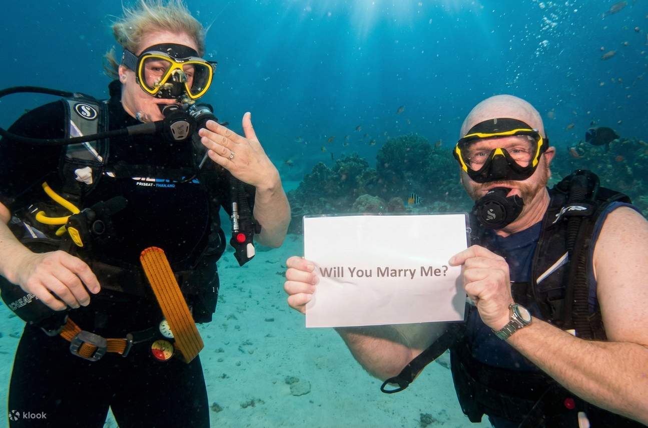 Goa: Underwater Proposal Dive