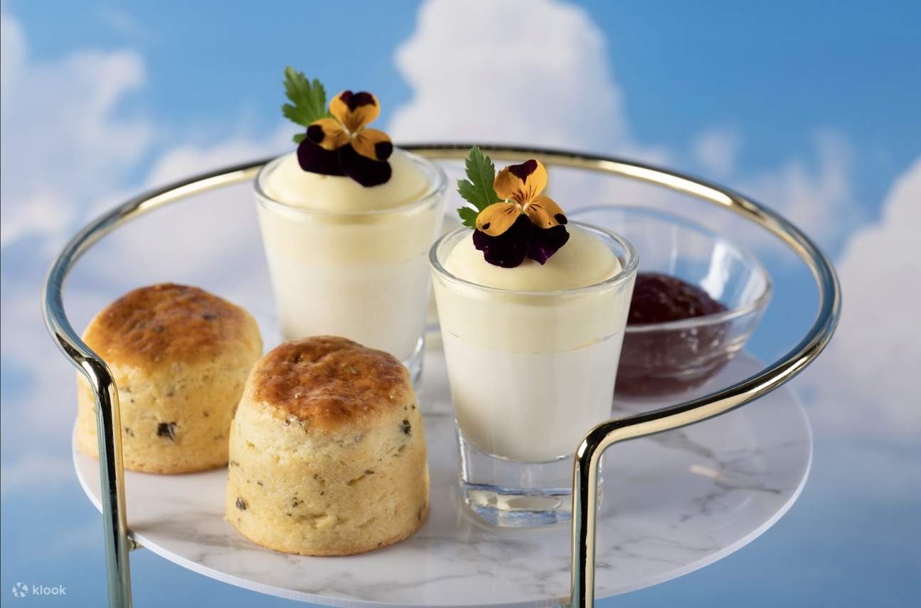 The Park Lane Hong Kong, Autograph Collection di Hotel Park Lane Hong Kong｜Lobi Lounge Ebb & Flow｜Set Menu Makan Siang, Minum Teh Sore