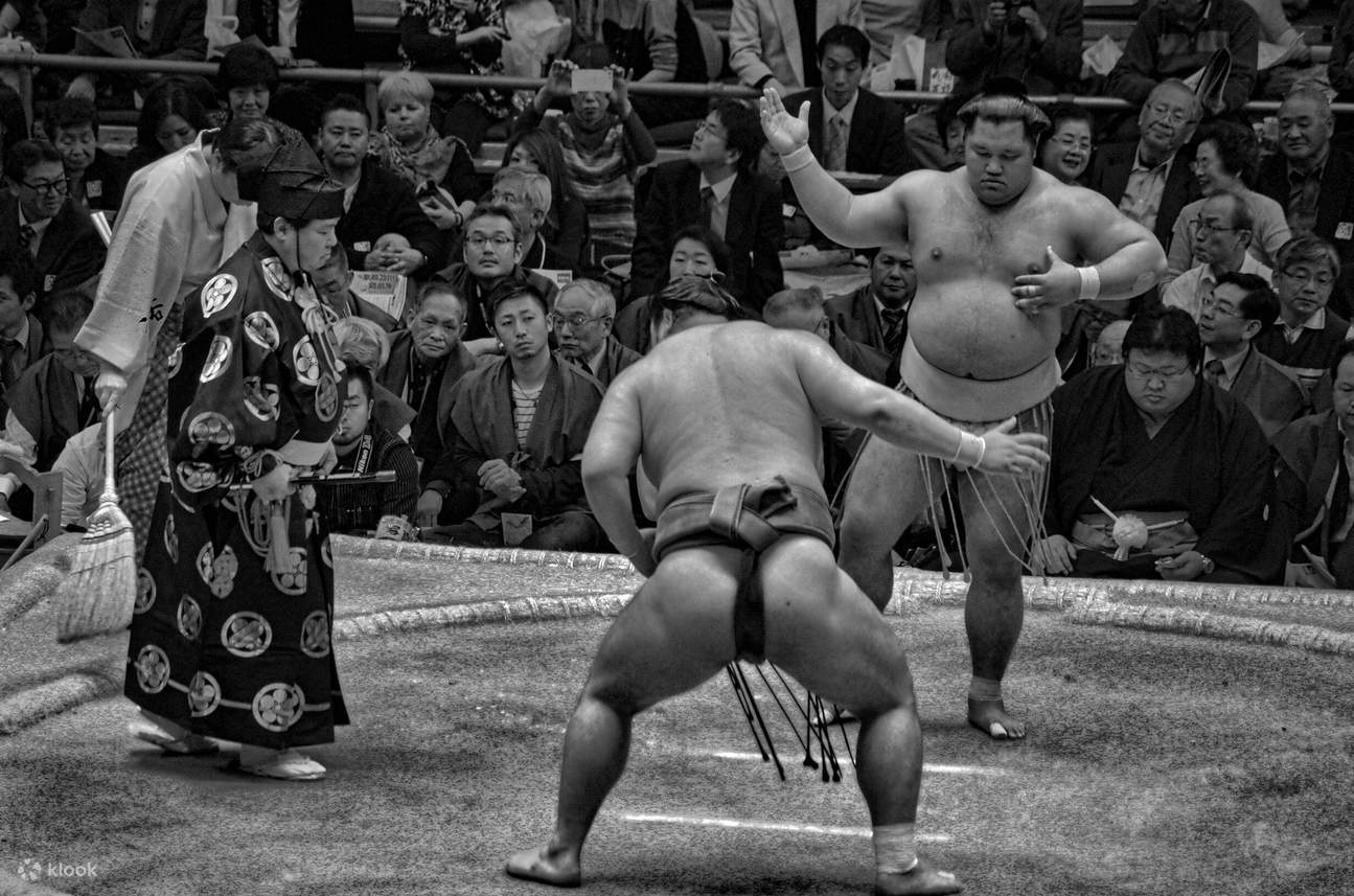 Tokyo Sumo Turnier: Geführte Tour mit zugewiesenem Sitzplatz & Ticket