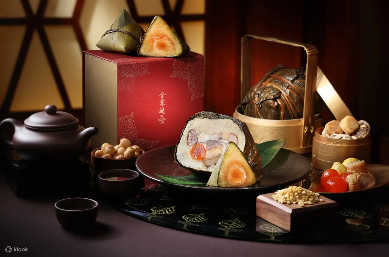 香港港丽酒店餐饮优惠｜金叶庭 Golden Leaf｜裹蒸粽、碱水粽｜2025端午节粽优惠