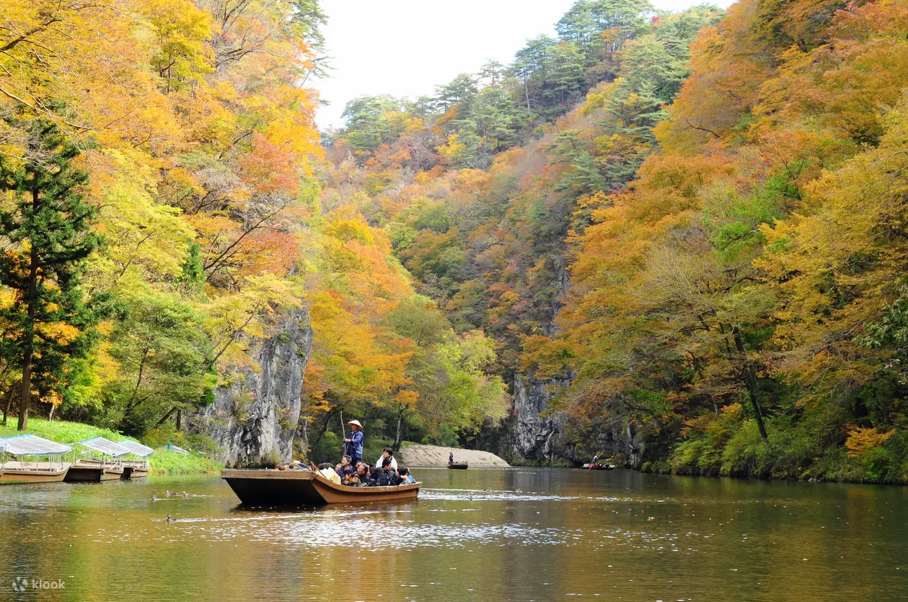 岩手 (Iwate) 猊鼻溪 (Geibikei Gorge) 乘船游览体验