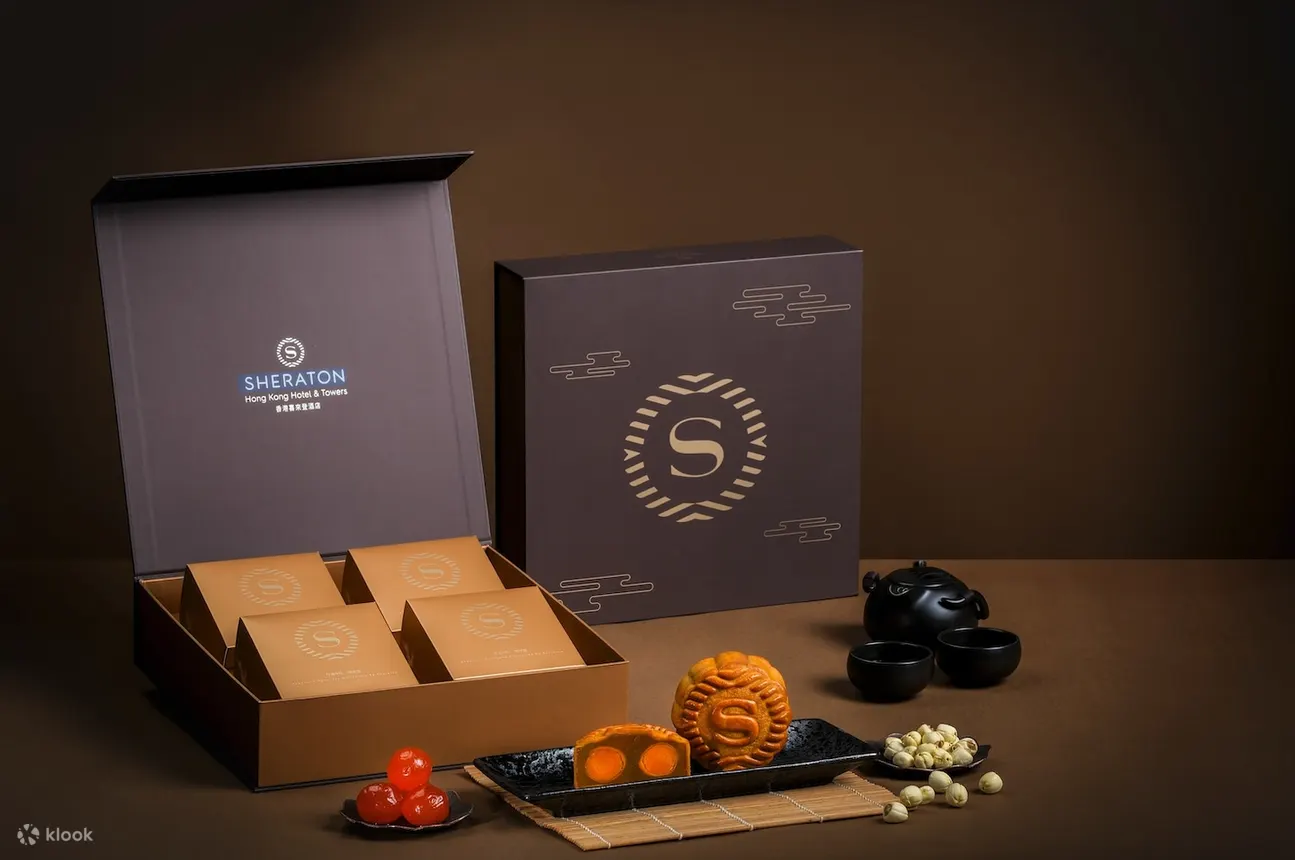 香港喜来登酒店喜尝 Cake & Wine Shop 月饼｜双黄白莲蓉月饼、迷你奶皇月饼｜2/9 - 17/9 尖沙咀自取｜2024月饼优惠
