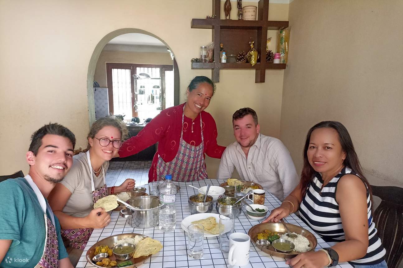 การฝึกทำอาหารเนปาลในกาฐมา ณ ฑุ