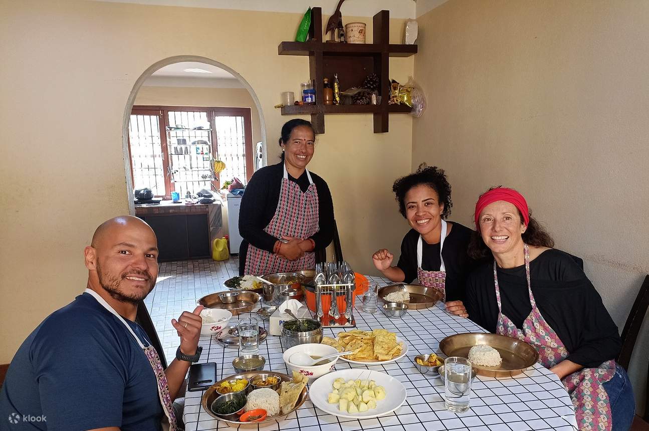 การฝึกทำอาหารเนปาลในกาฐมา ณ ฑุ