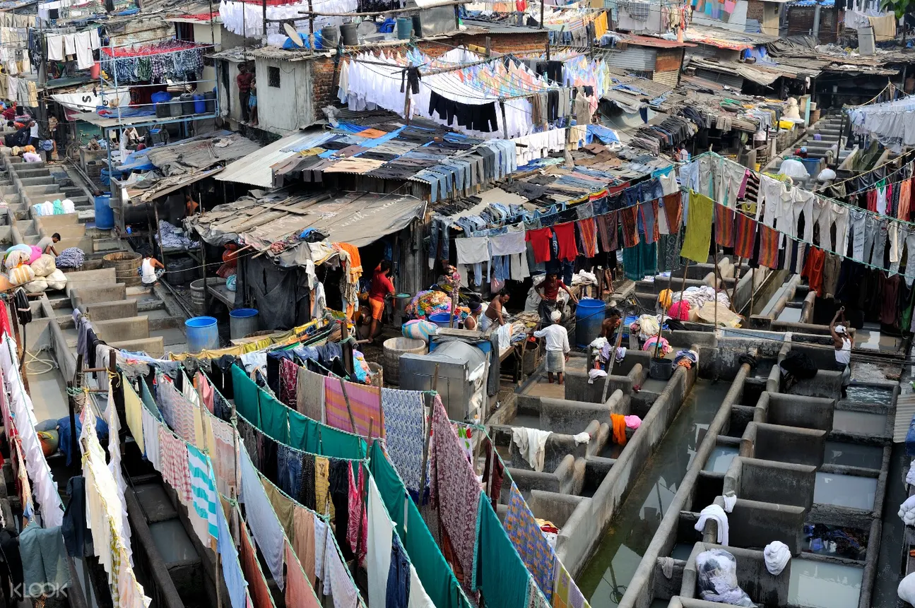 孟買達拉維（Dharavi Slum）半日遊,孟買Dhobi Ghat 千人洗衣場半日遊