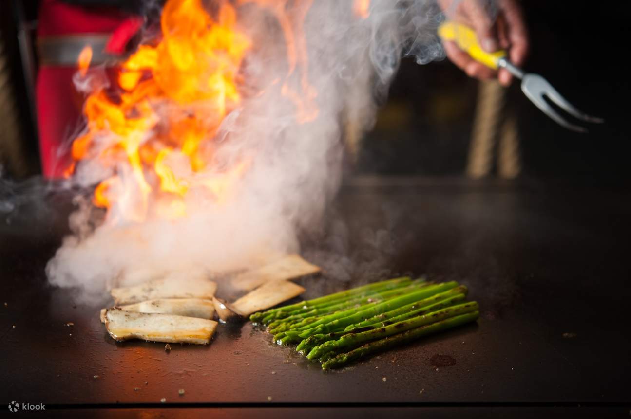 曼谷美爵 Benihana 中庭铁板烧自助餐