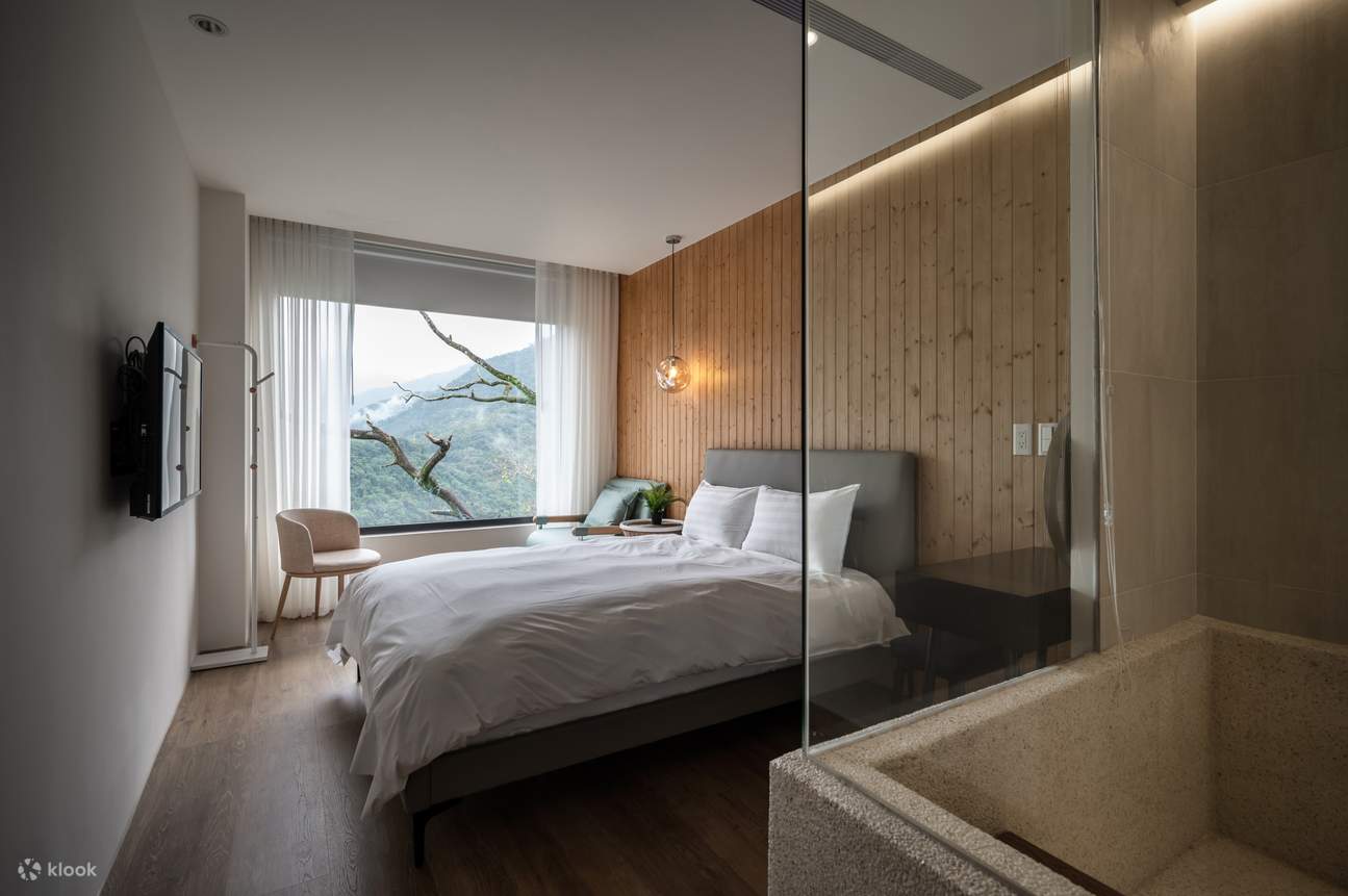 New Taipei: Bilik Mandian Air Panas Persendirian & Penginapan di Re Change Wulai