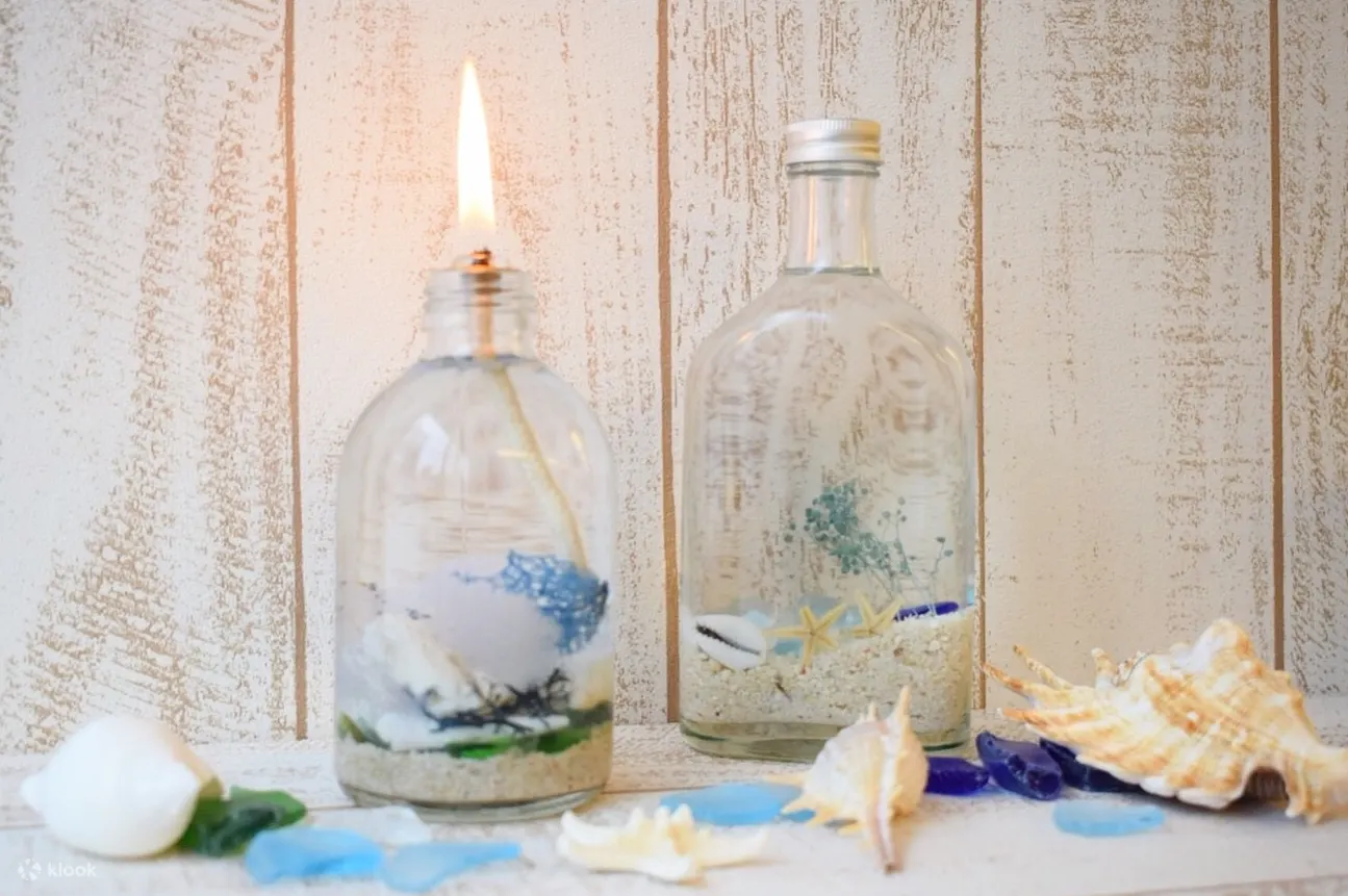 蜡烛油灯