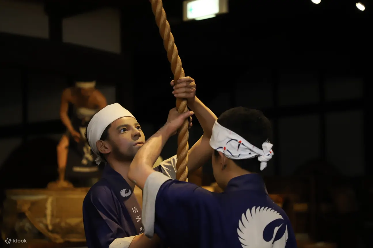 日本最好的清酒酿酒厂滩清酒酿酒厂（神户）的城市徒步之旅