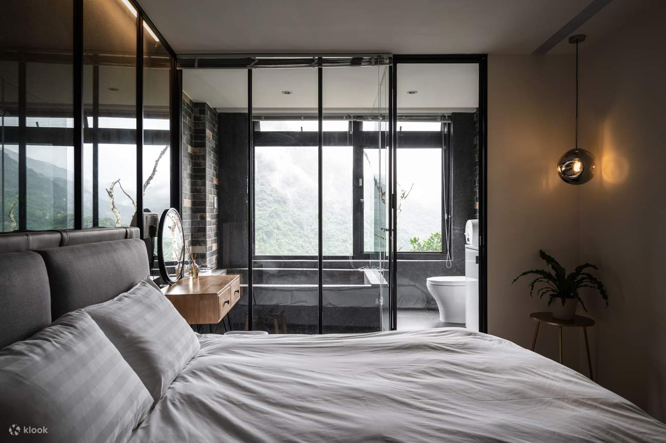 New Taipei: Bilik Mandian Air Panas Persendirian & Penginapan di Re Change Wulai