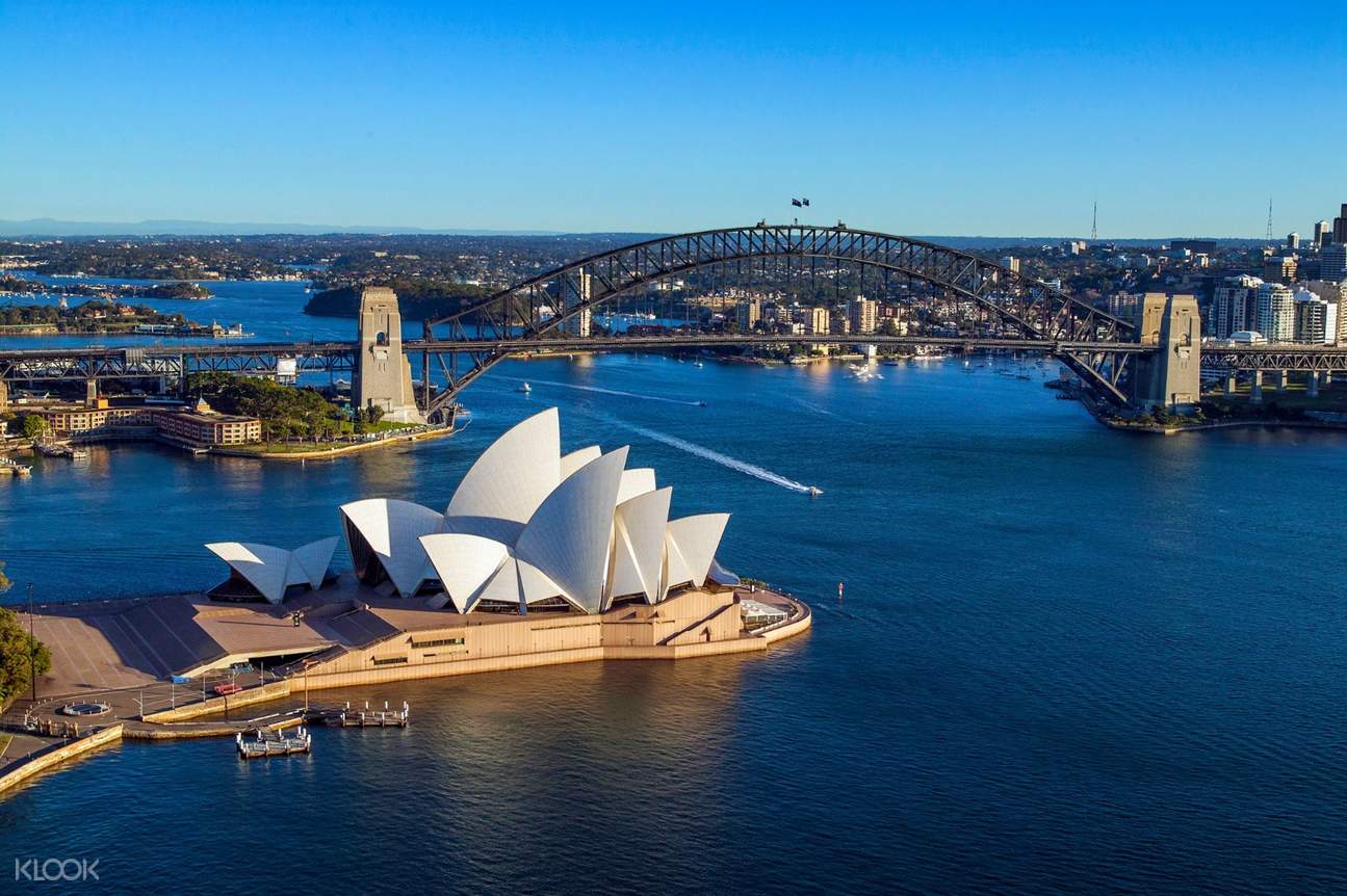 sydney harbour helicopter flight tour with transfer