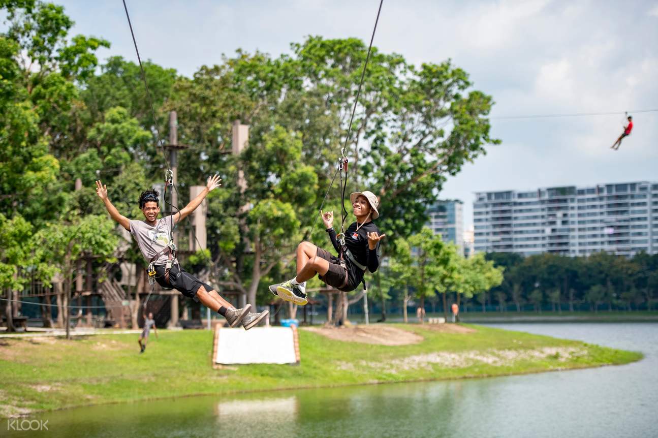 Zipline Experience in Forest Adventure Klook Singapore
