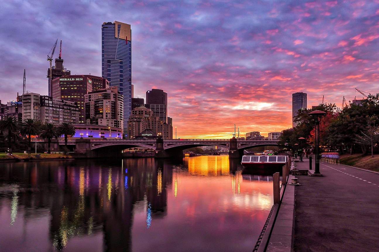 Melbourne Skydeck – Blick auf die Stadt vom Melbourne Skydeck