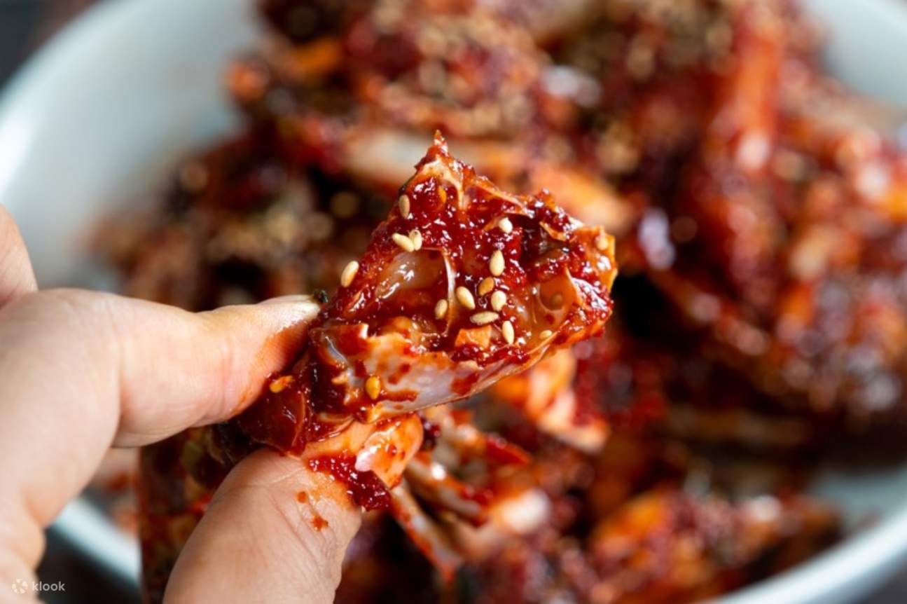 Marinated crab with soy sauce