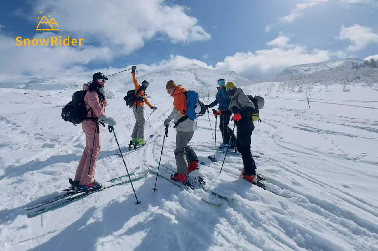 Es una verdadera felicidad esquiar con un paisaje tan hermoso.