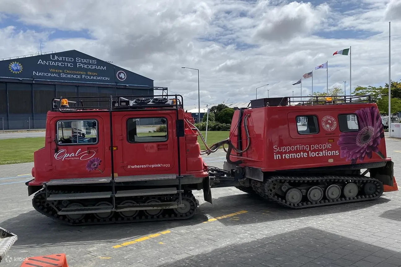 red vehicle