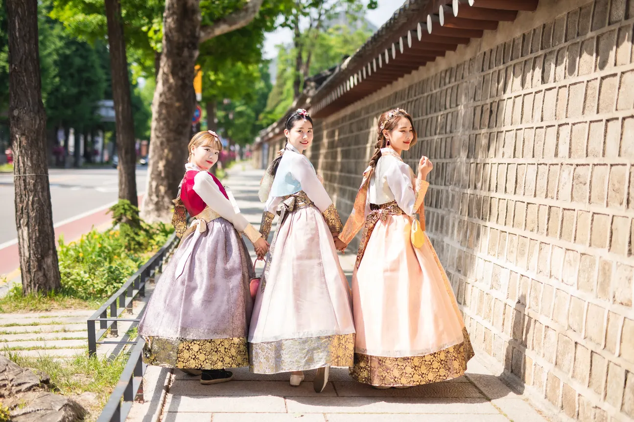 景福宫西花韩服租赁