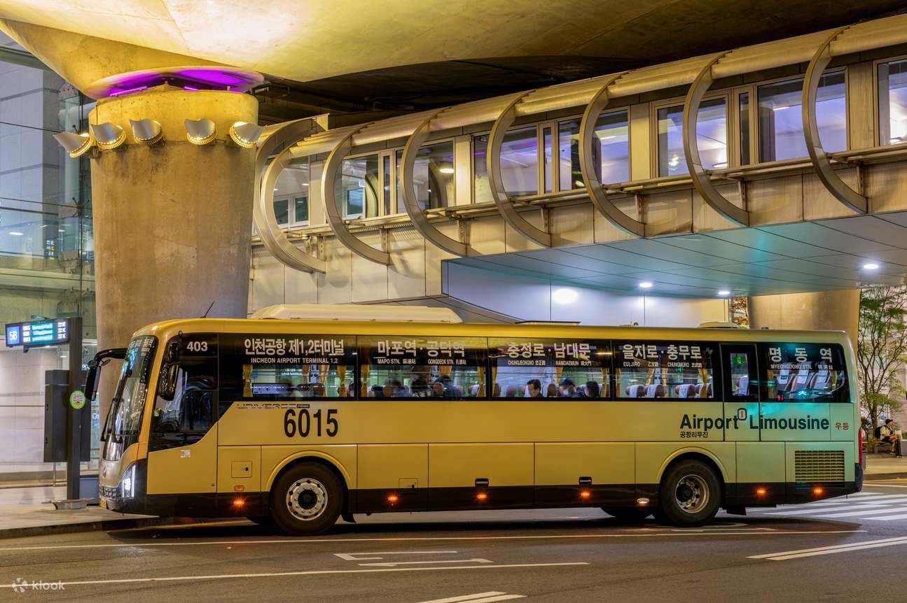 Airport Limousine Bus Crown Park Myeongdong www.klook.com