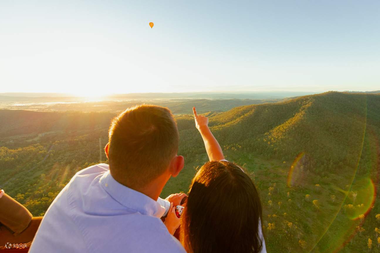 recuerdo del paseo en globo aerostático en Cairns