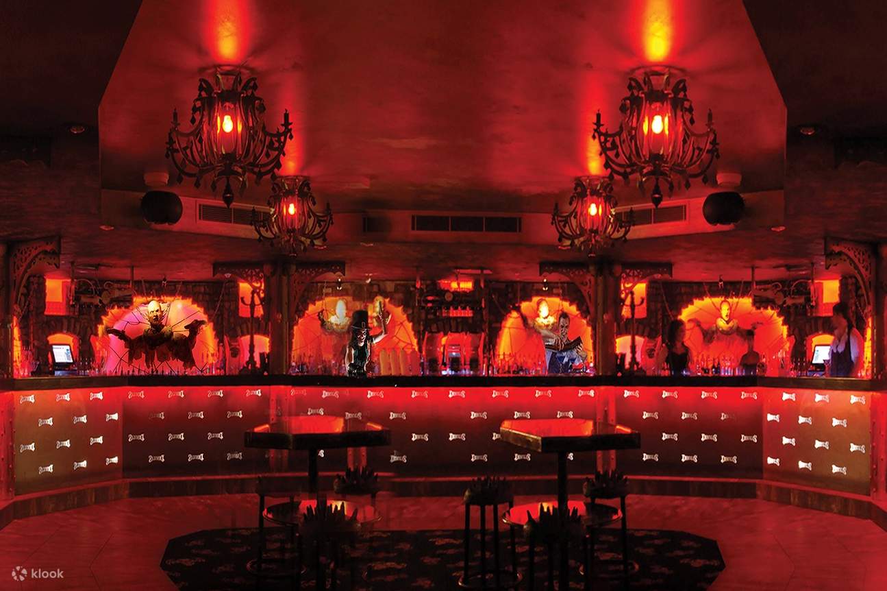 Dracula themed cocktail bar 
