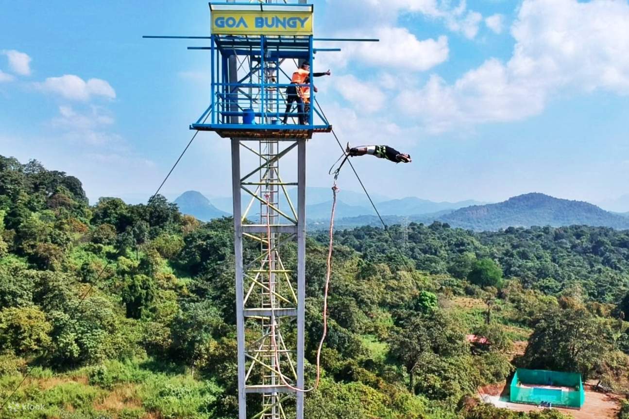 Goa: 61-Meter Bungee Jump