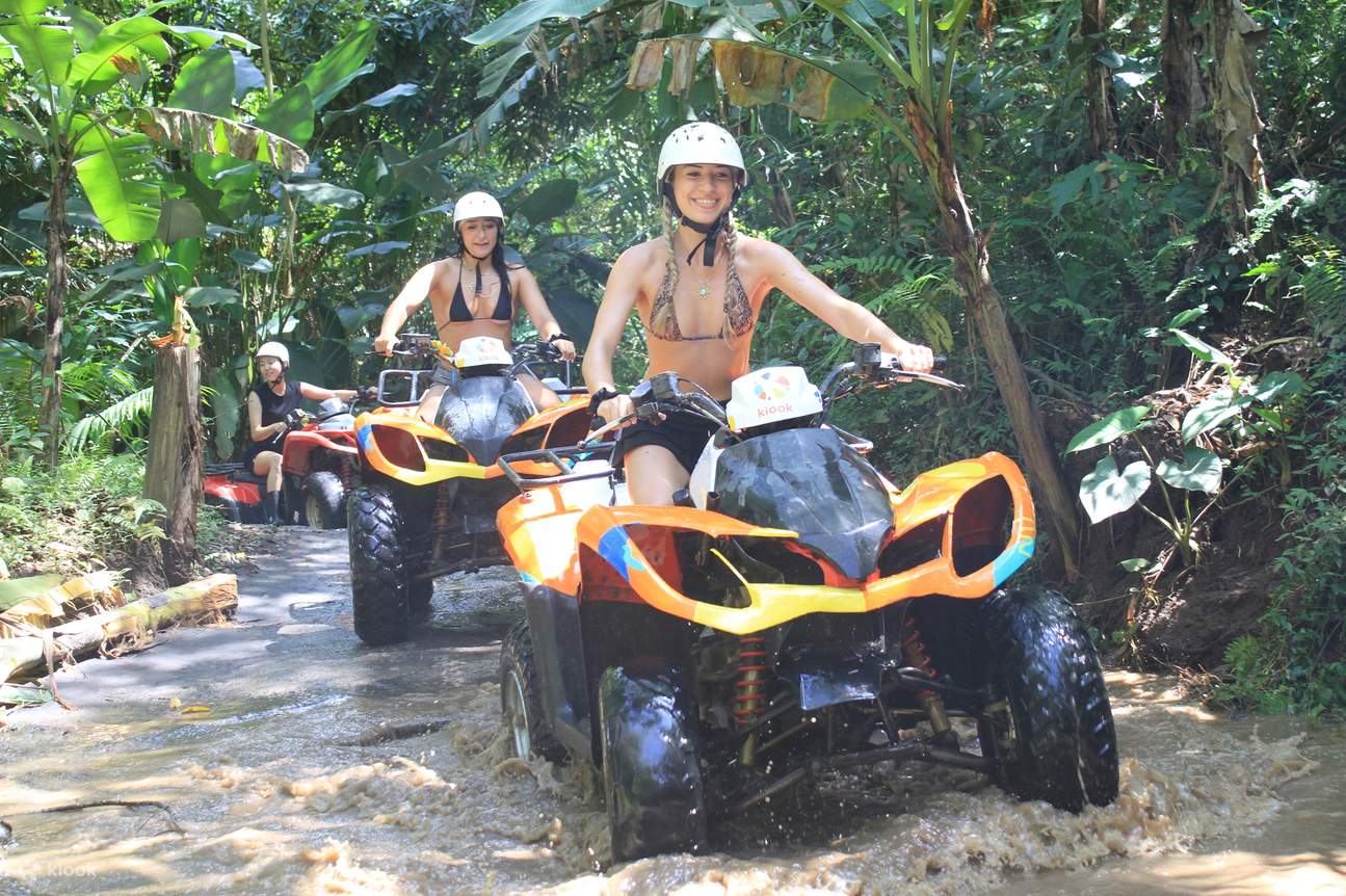 Experiencia en Ubud: Recorrido en ATV y rafting en aguas bravas con opcional