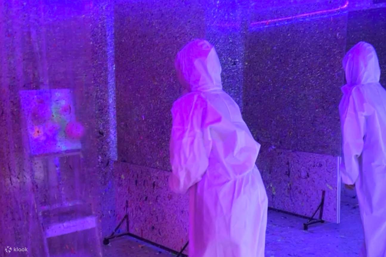 Neon Balloon Splatter Art Singapore