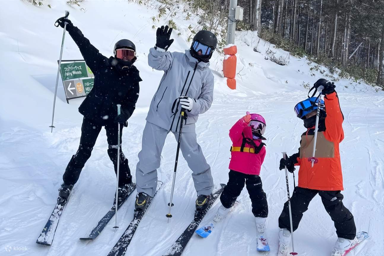 Ski en famille, moniteur super sympa et patient
