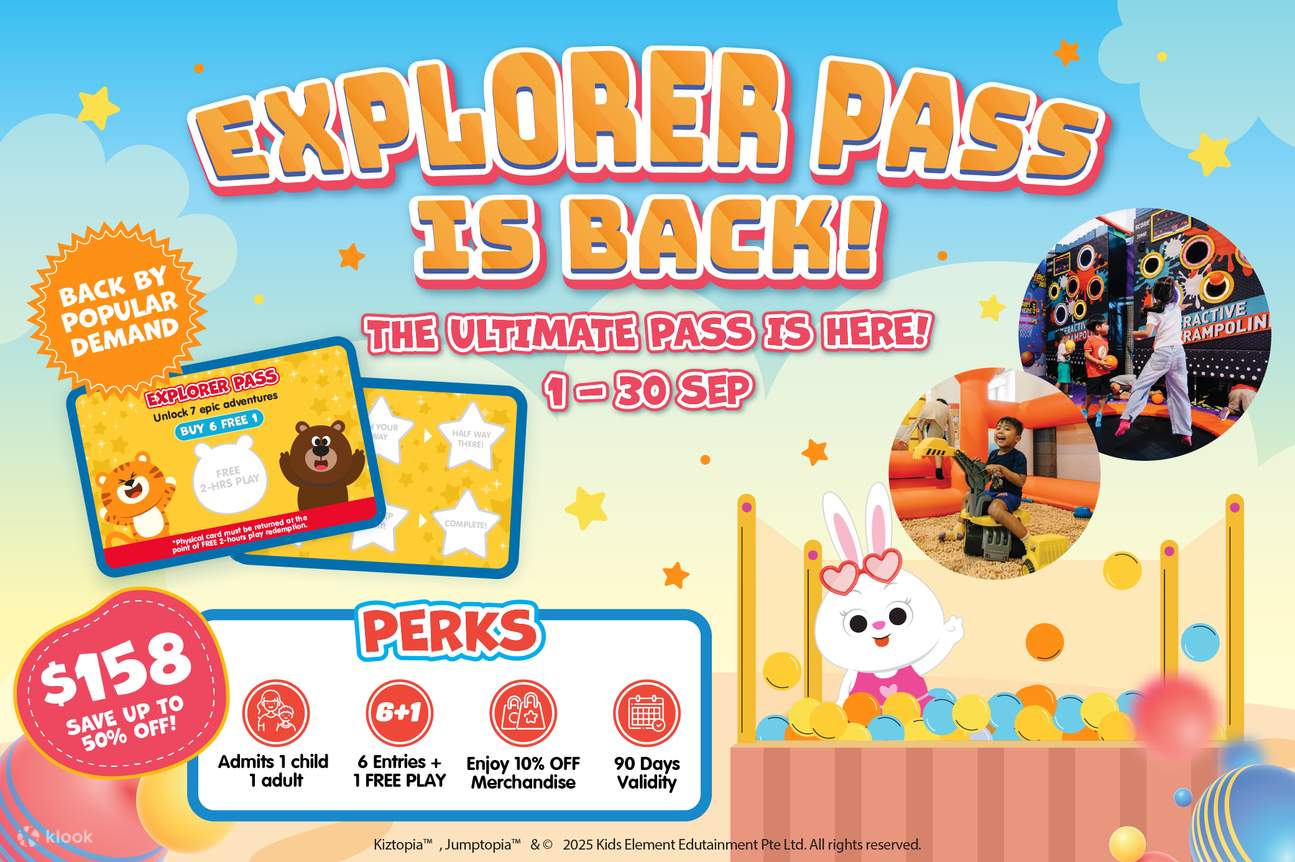 Kiztopia Explorer Pass in Singapore - Klook Canada