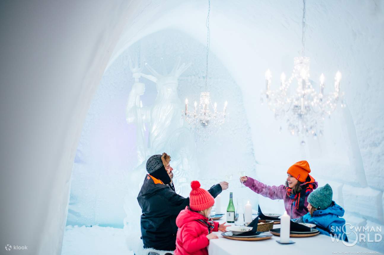 Snowman World Exhibit and Ice Restaurant Dinner in Rovaniemi - Klook
