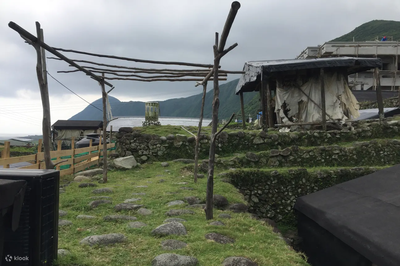 a section of the village on Orchid Island