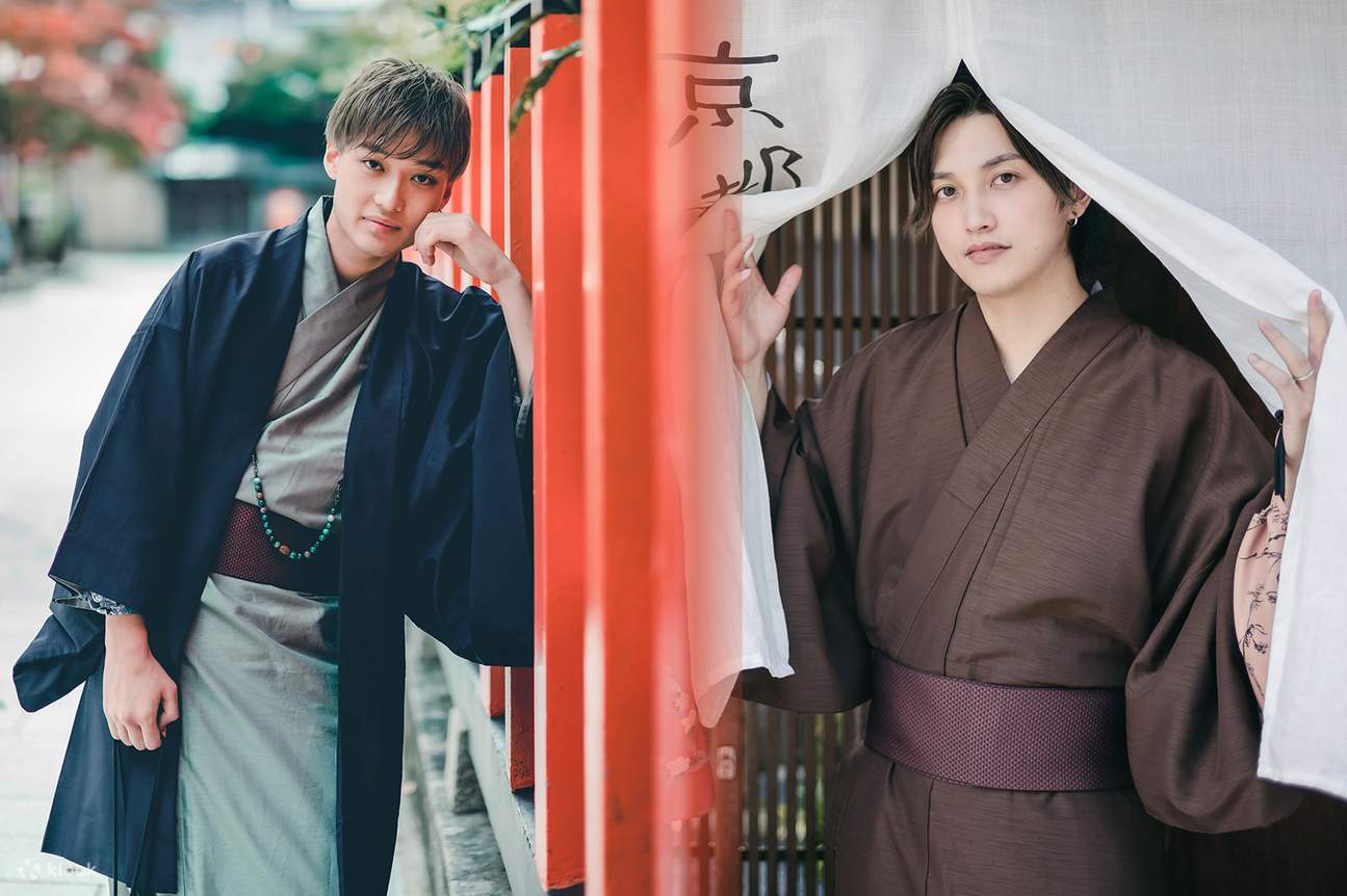 Kimono biasa lelaki: Gaya lelaki yang sopan dan elegan, selesa dipakai, tersedia dalam saiz antara 155cm-200cm