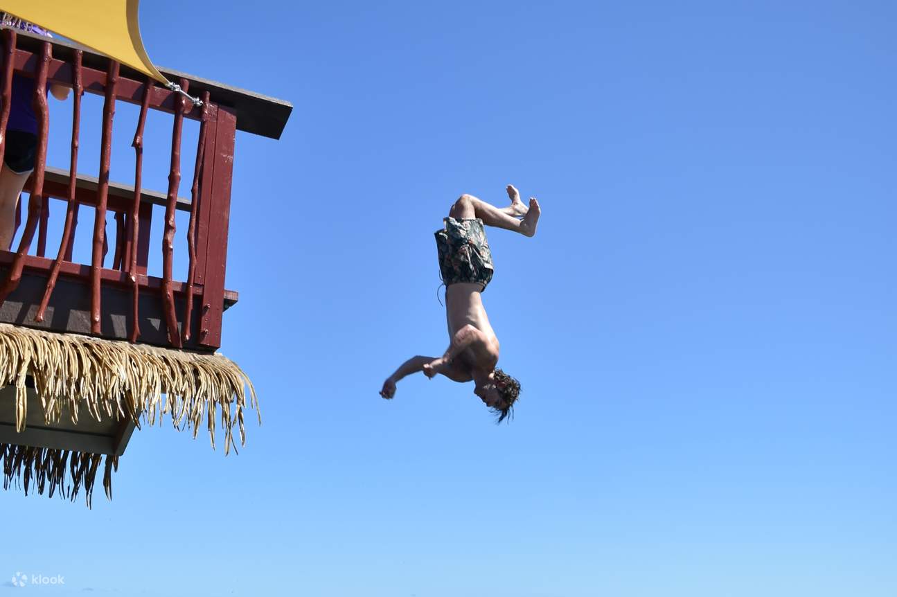 Leap of exhilaration