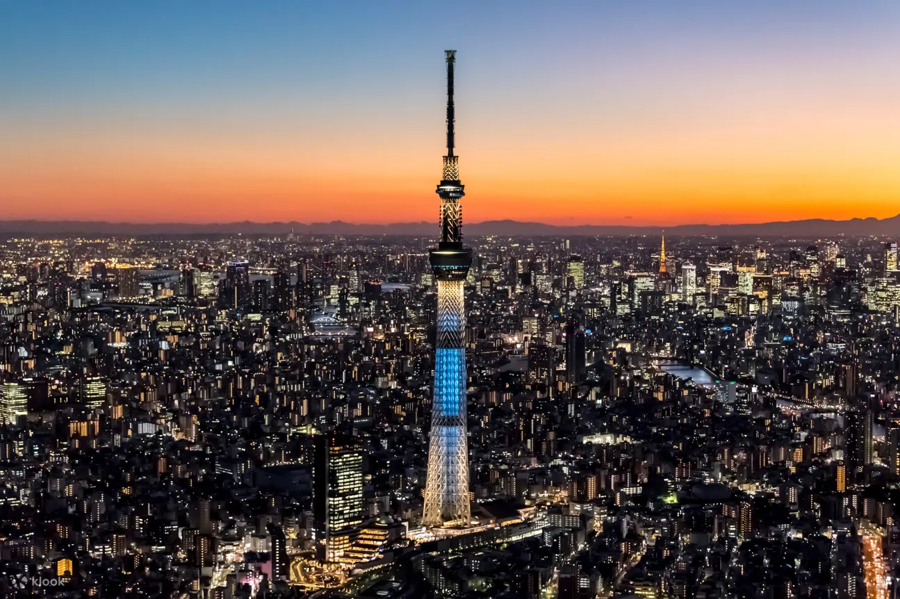 东京晴空塔日落